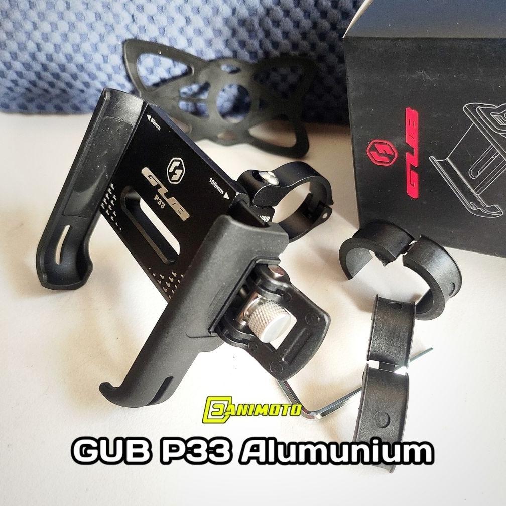 NEW GUB P33 P30 Original Holder HP Besi Stang Motor PCX ADV Beat Street Scoopy Genio Fino Vixion Ori