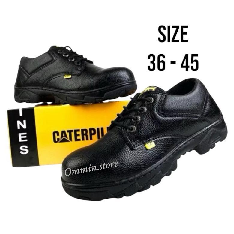 Promo Sepatu Caterpillar Ujung Besi / Sepatu Proyek / Sepatu Kerja Outdoor / Sepatu Safety Pria Dan 