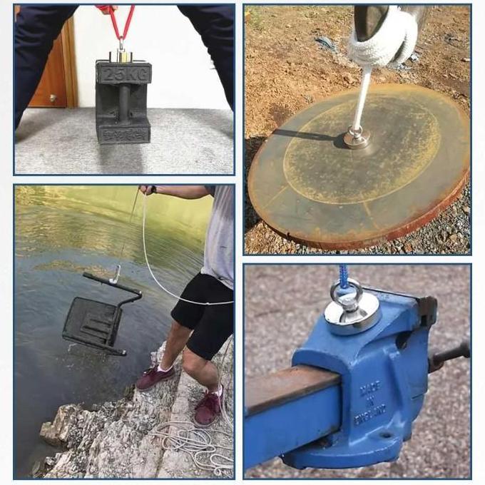Strong Neodymium Magnet Super Kuat Model Bulat Besar Magnet Fishing