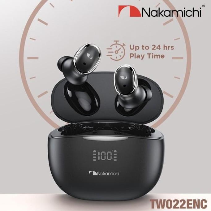 Nakamichi TW022ENC True Wireless Earbuds Bluetooth Earphone TWS