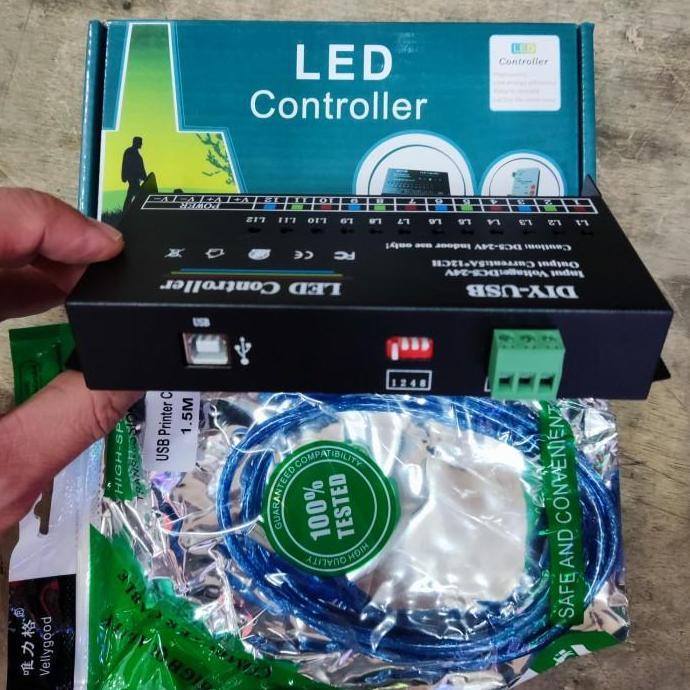LED Controller 12 Channel DIY USB Programmable