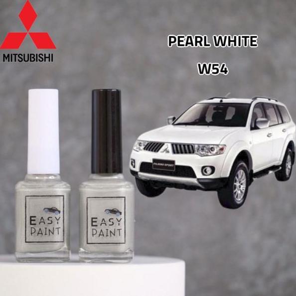 Cat Oles Pearl White W54 Mitsubishi Pajero Mirage Putih Mutiara Penghilang Baret