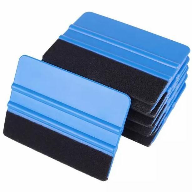 Rakel scrapper Kape Biru Alat Bantu Pasang Stiker Sticker Kaca