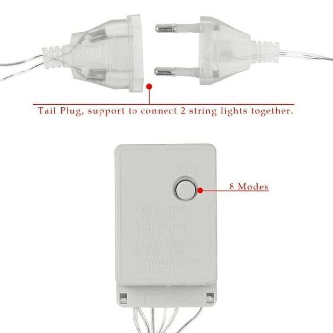 Lampu Tumblr LED 10 M / Lampu Natal LED / Tumblr Light / Fairy Light