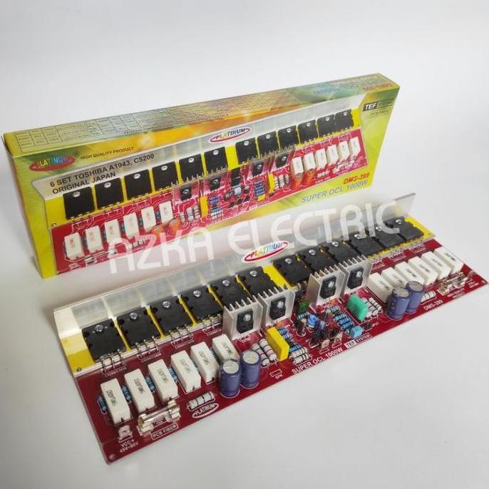 Kit Power Amplifier SOCL Super OCL Mono 1000W Plus TR Toshiba