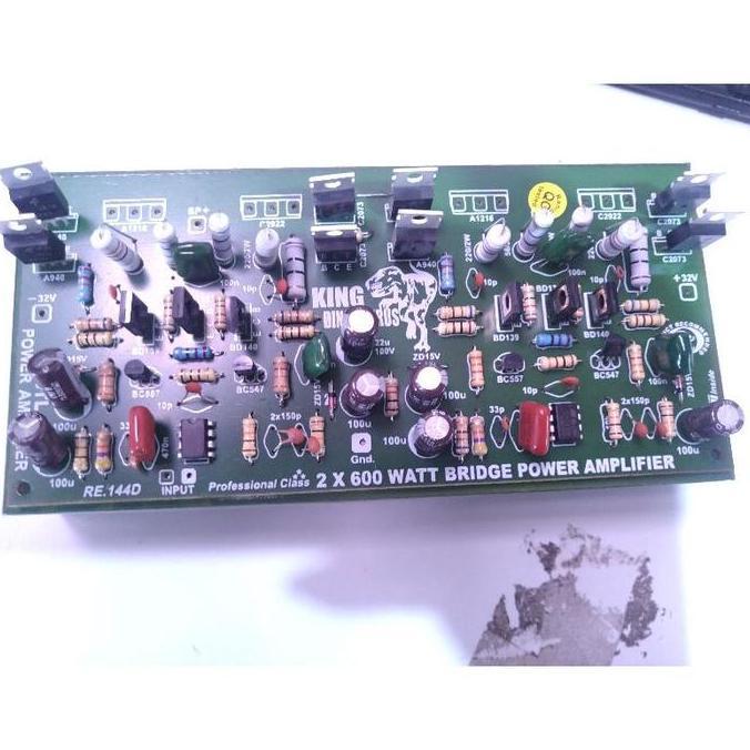 Kit Driver Power Amplifier BTL Bridge 2X600 Watt Mono