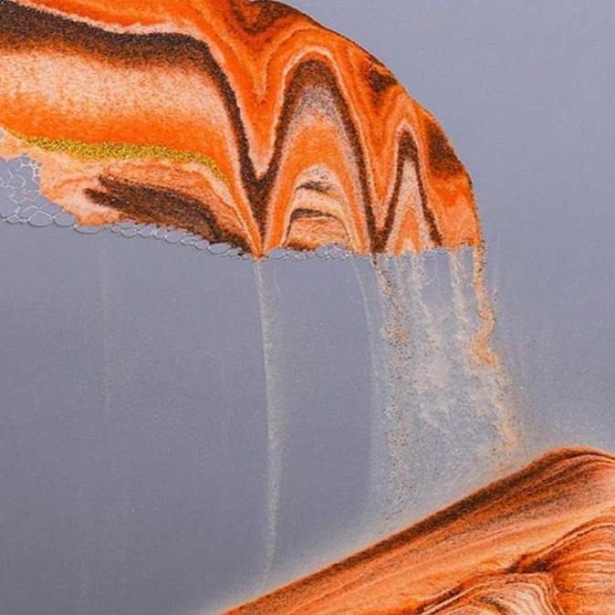 Pajangan Meja Dekorasi Jam Pasir Hisap Gurun 3D 17 cm - SA-3D