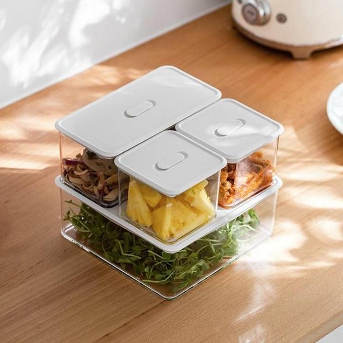 RAK KULKAS KOTAK MAKANAN BOX CONTAINER BOX KULKAS KEDAP UDARA