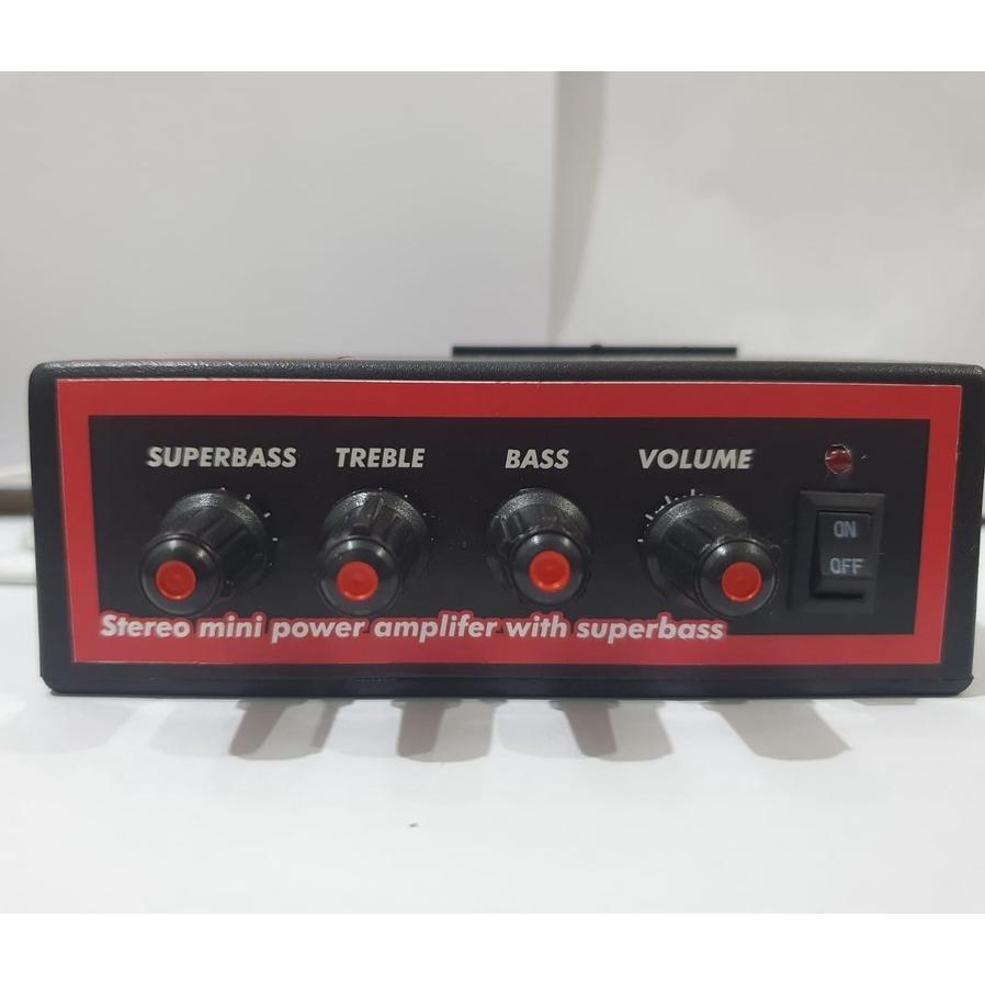 Amplifier Mini No 13 Bluetooth Non Bluetooth - Power Ampli 4 Chanel  - Power Mini Amplifier