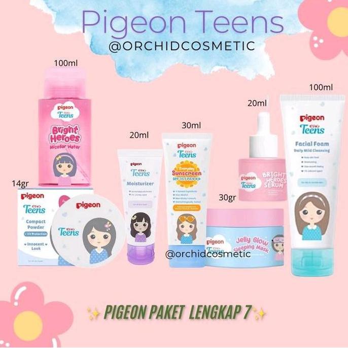 Younice- Pigeon Paket Skincare Remaja/Skincare Pencerah Remaja