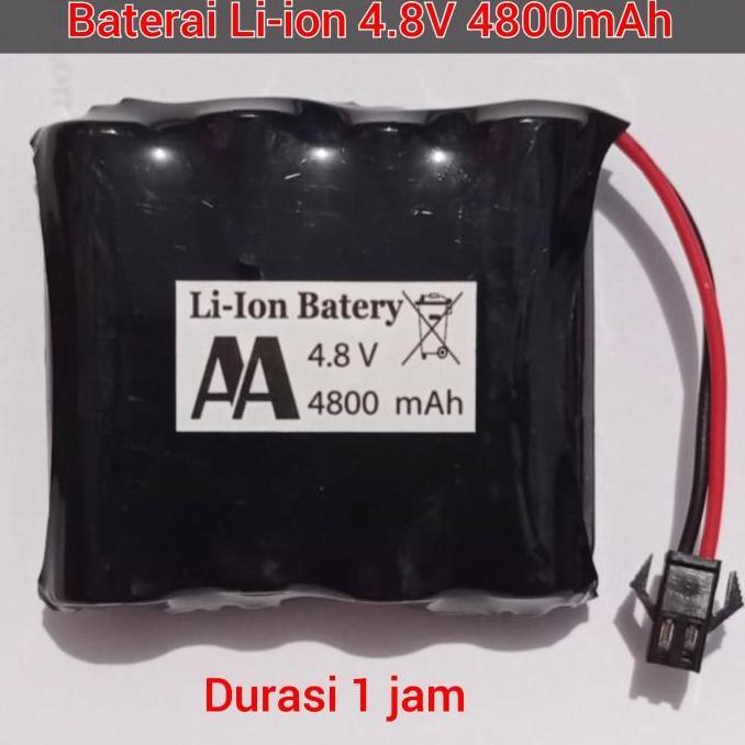 BATERAI MOBIL RC 4.8VOLT BATERE ROCK CRAWLER