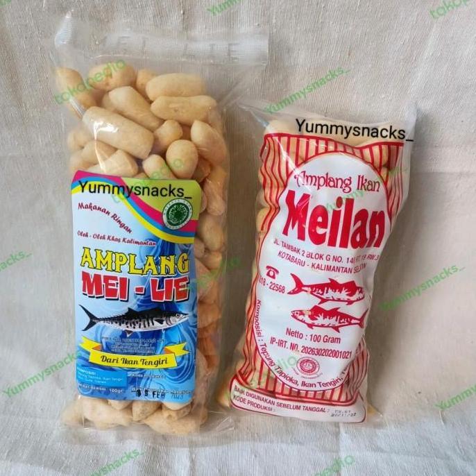 Amplang Meilan/Kuku Macan Meilan/Kerupuk Ikan Tenggiri Meilan Kalsel