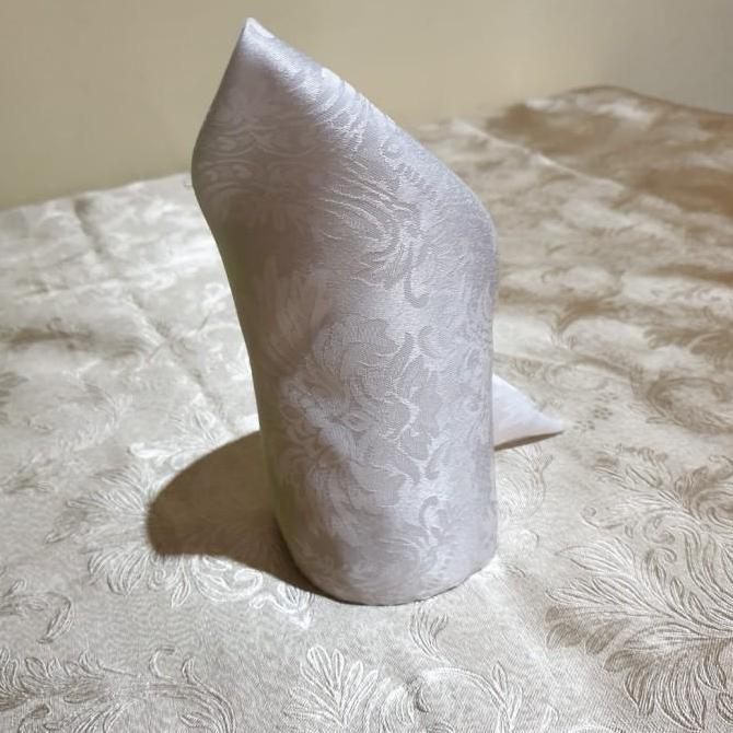 Napkin - Serbet Makan Katun Cotton Hotel Restoran Mewah Bludru