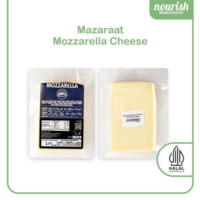 Maxmilt- Mazaraat Mozarella Grass Fed Cheese (Keju Mozarella) 200 Gr