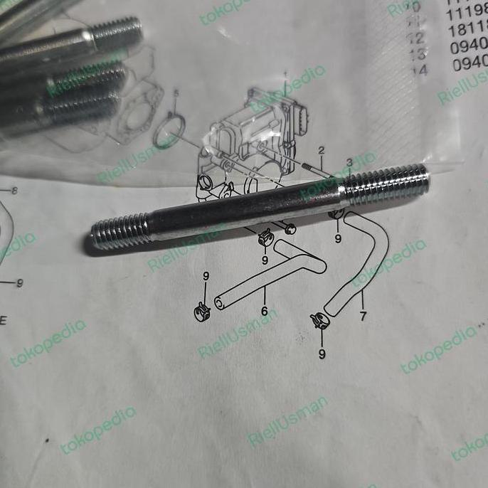 Stud Bolt ( Baut Tanam Throttle Body) Suzuki Ertiga
