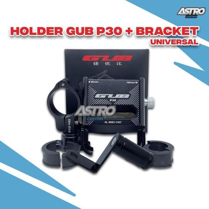Holder HP GUB P30 Original Dudukan Motor Phone Holder Vario PCX Nmax