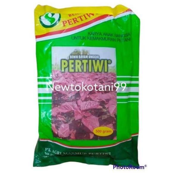 ( 500 gram ) Benih bayam merah PERTIWI 500gr bibit bayam merah pertiwi
