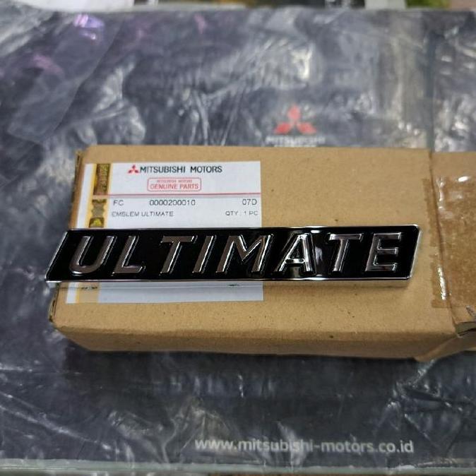 Emblem Mark Ultimate Asli Mitsubishi New Pajero Sport 2021 2025
