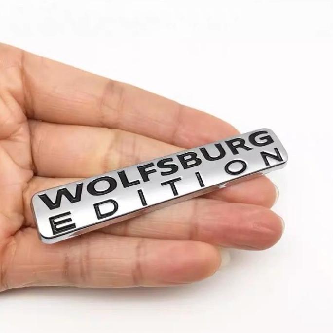 Emblem Metal Logo Vw Wolfburg Edition Volkswagen Emblem