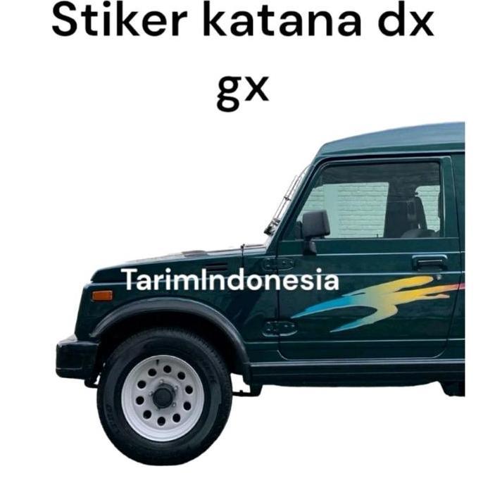Suzuki Katana Gx Dx/Sticker Stiker Striping Lis Bodi Suzuki Katana Gx Dx Jeep