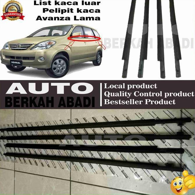 List Kaca Pelipit Kaca Mobil Avanza Lama Xenia Vvti Karet