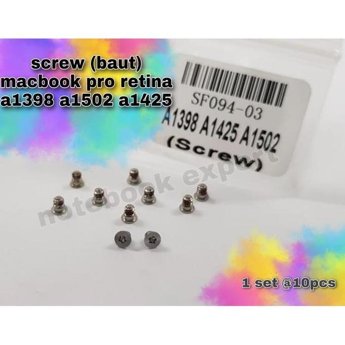 Screw Baut Macbook Pro Retina A1398 A1425 A1502