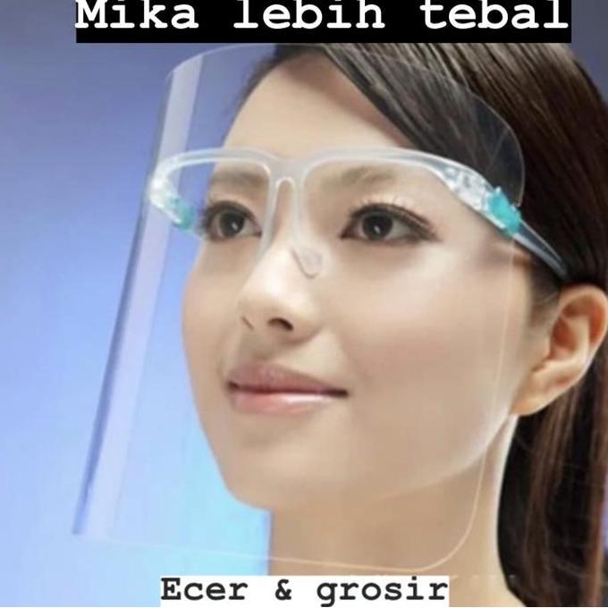 BKL Face shield model kacamata masker pelindung wajah APD pelindung masak