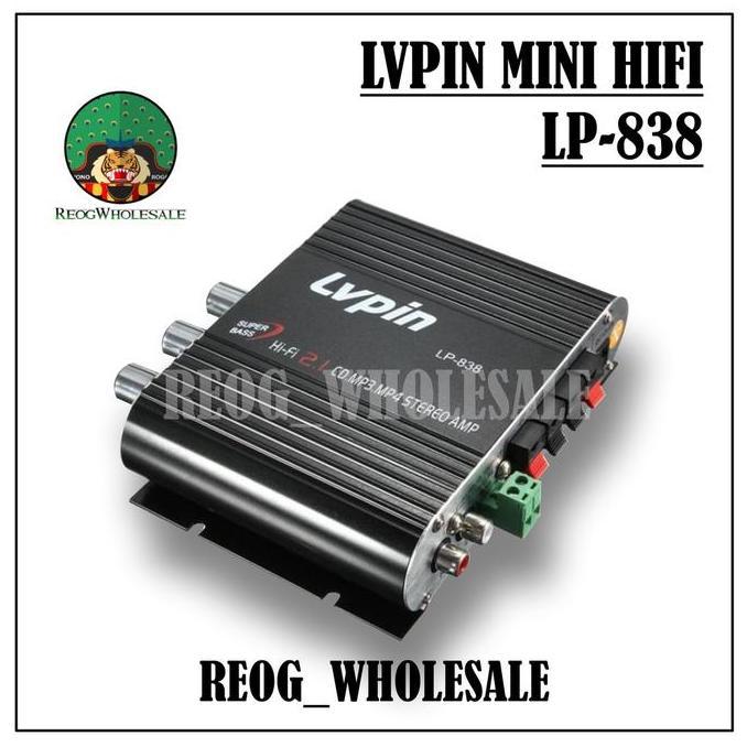 BKL Power Amplifier LVPIN Mini HiFi Stereo Ampli Treble Bass Booster