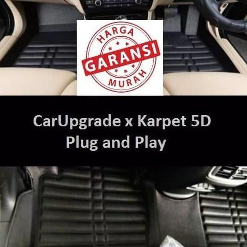 Innova Reborn 5D car mat karpet premium 5D black Diamond plug and play