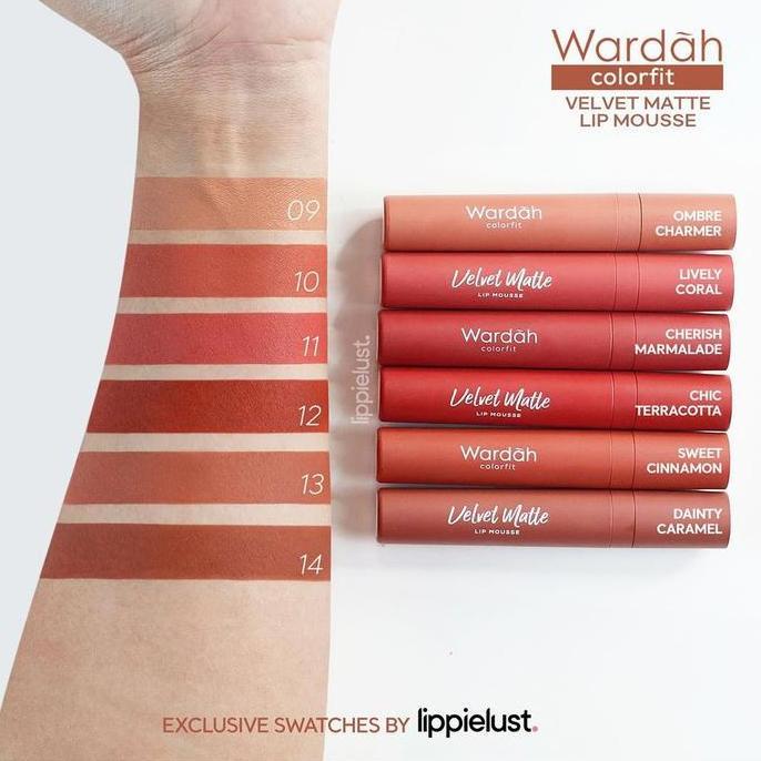 Lipcolor- Wardah Colorfit Velvet Lip Mouse | Lip Cream Colorfit