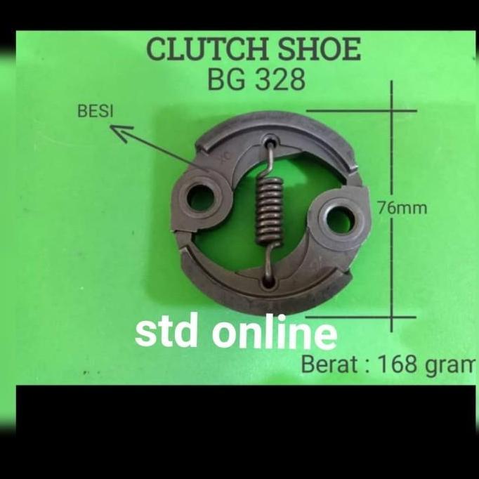 328 clutch shoe mesin potong rumput kampas rem