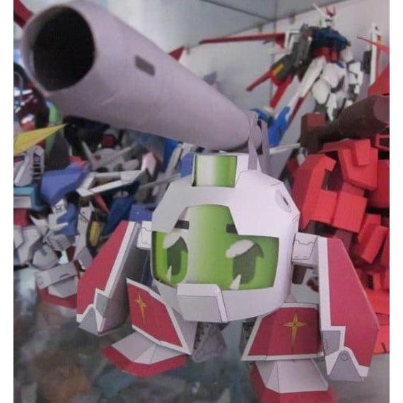 Papercraft Cute SD RB-79 Ball Papercraft (DIY=Kertas)