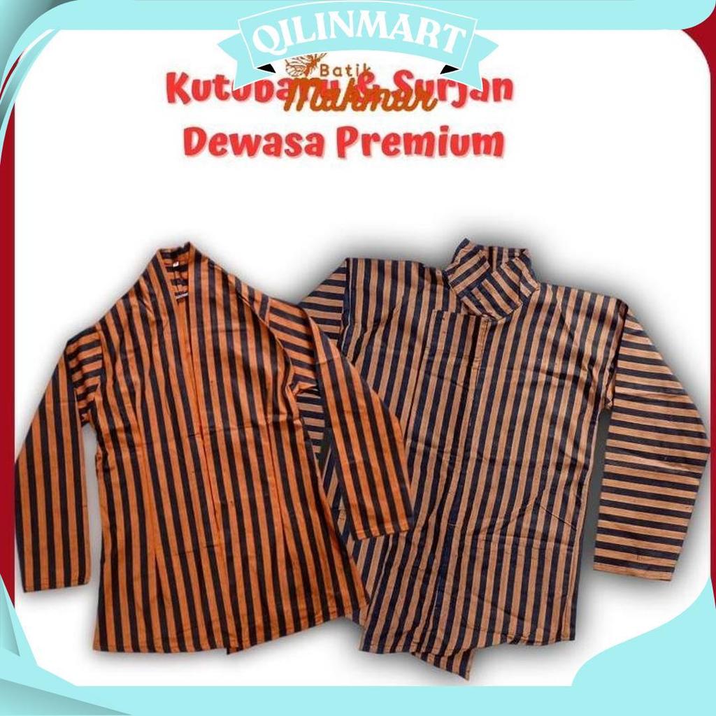 Surjan Kebaya Lurik Kutubaru Pria Wanita Bahan Premium Halus Alusan GBM Terbaru
