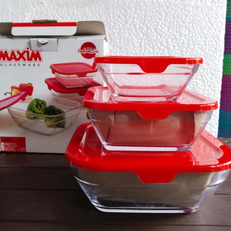 Maxim Bowl/Square | Mangkok Persegi | Mangkok Set Hadiah Terlaris