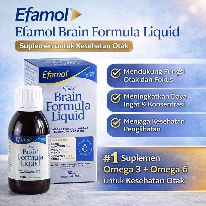 NEW EFAMOL EFALEX BRAIN FORMULA LIQUID (150ML) ORI