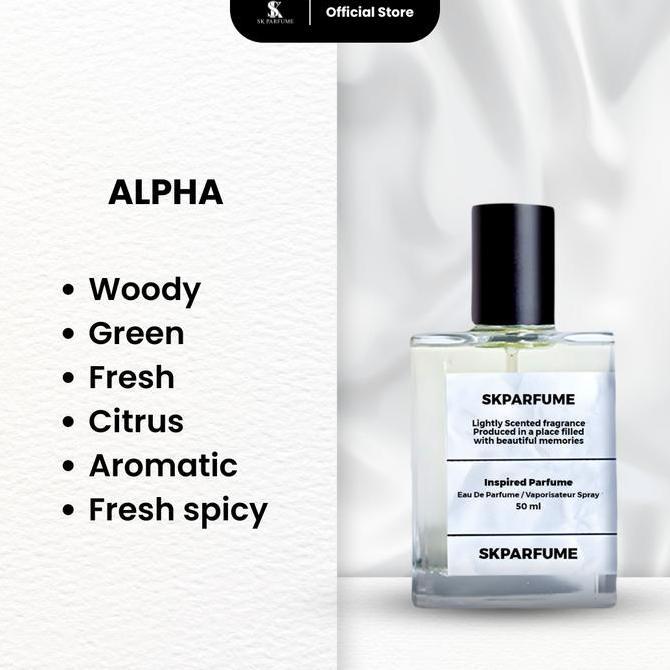 Logne- [Sk Parfume] Alpha - Parfum Aroma Mewah Dan Kalem Lama By Sk Parfume