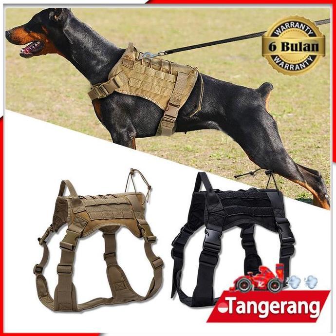 MRIKI Rompi Anjing / Tactical Rompi Anjing / Harness Anjing / Dog Harness