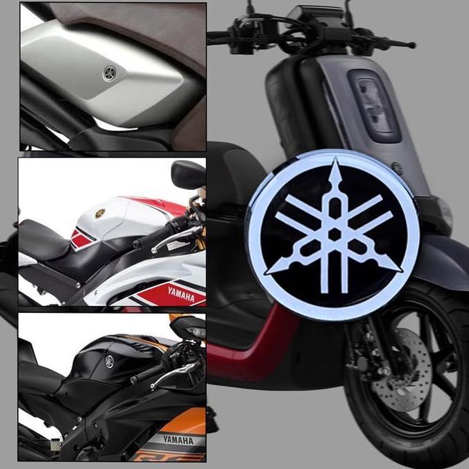 RPG 4.5cm Emblem Stainless Logo Yamaha Garputala Emblem Titanium Logo Yamaha Emblem Yamaha Titanium
