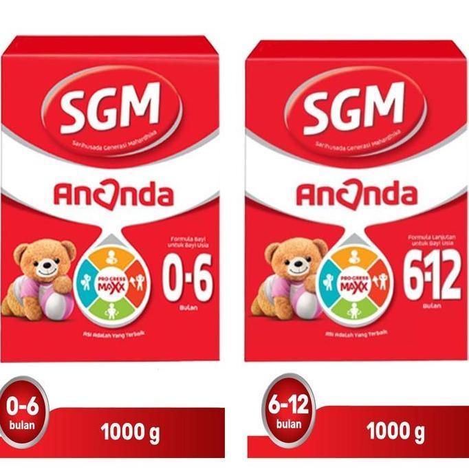 Gyunyu- Sgm Susu Ananda 6-12 Bulan 1000Gr Formula Bayi Terbaik Untuk Pertumbuhan Optimal