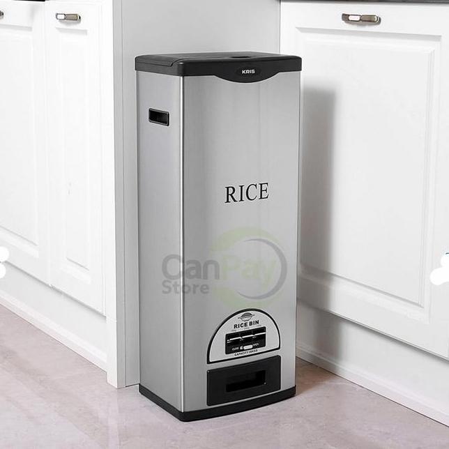 Krischef Tempat Beras 30 Kg Dispenser Beras