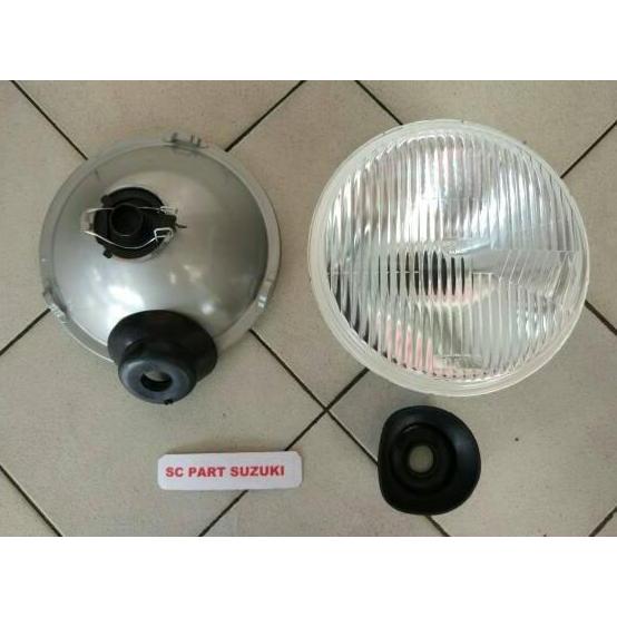Headlam lampu depan bulat suzuki jimny katana