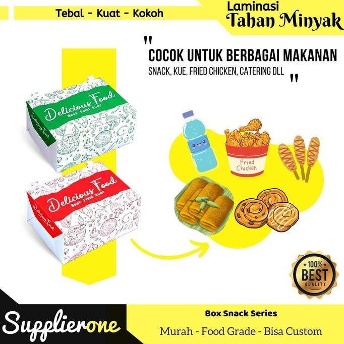 Speichern- Dus Snack Motif 15X11X7 Isi 50 / Dus Kue / Dus Cemilan / Box Makanan