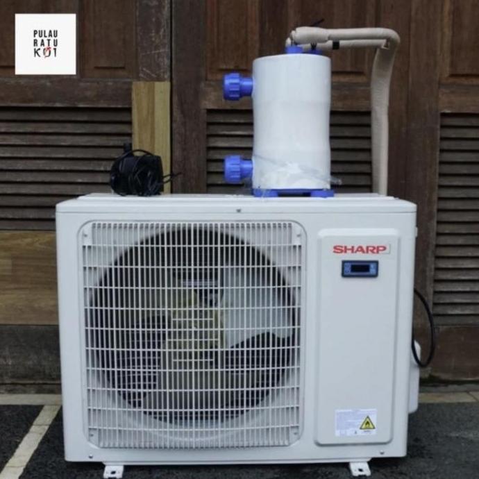 Grosir Full Set Chiller Kolam Koi (Evaporator, Outdoor, & Termostat) 1 Pk