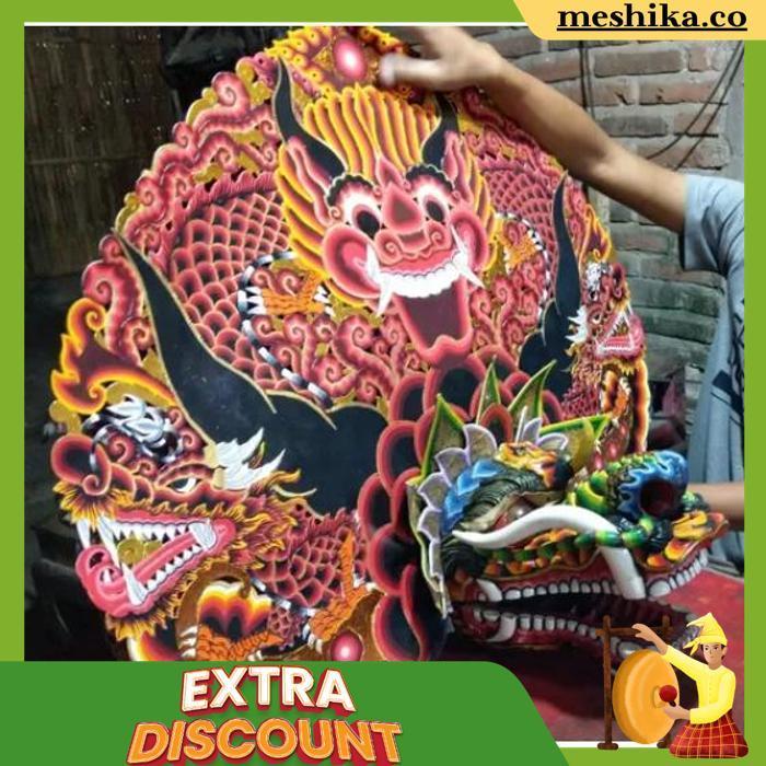 Barongan Devil Spon Dihiasi Gondel Celana Barongan / Barongan Anak Caplokan Kain Panjang Anak Anak D