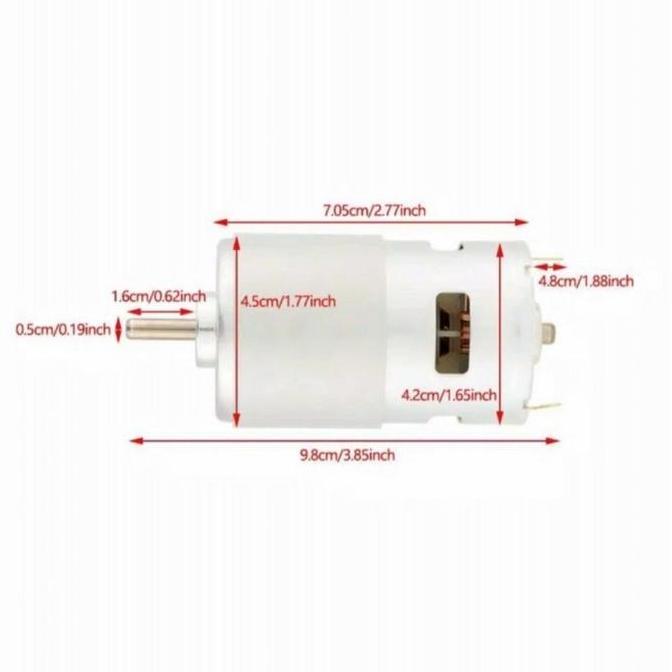 Trnasx- Fan Motor Dc 12 Volt High Speed & Torsi Dinamo Type Ls 775