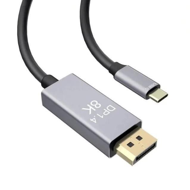 Ugreen Kabel Converter Usb Type C 3.1 To Display Port Male 4K Dp Cowok Ke Monitor Tv Lcd 2M 3M Led 2