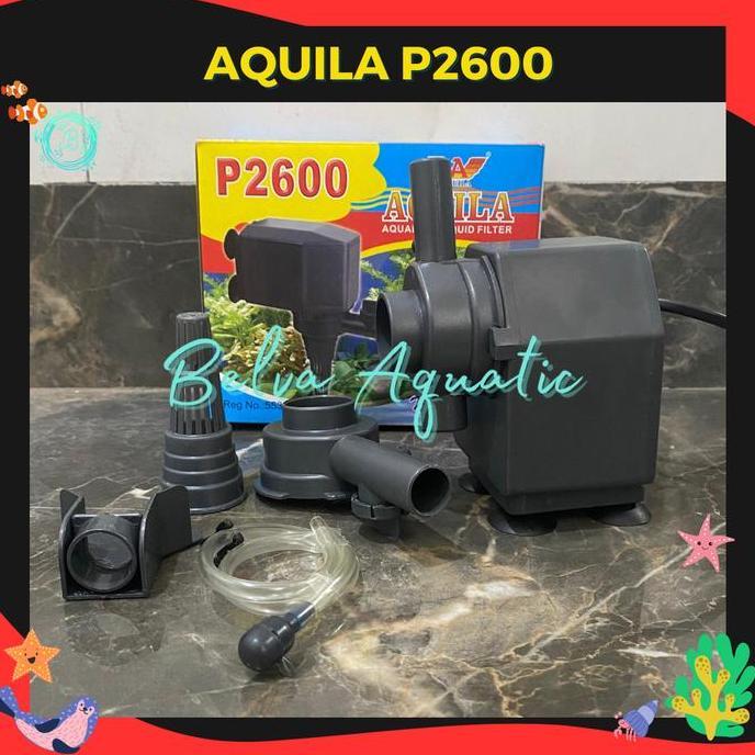 AQUILA 2600 Pompa Celup Pompa Aquarium Pompa Hidroponik Aquila P-2600