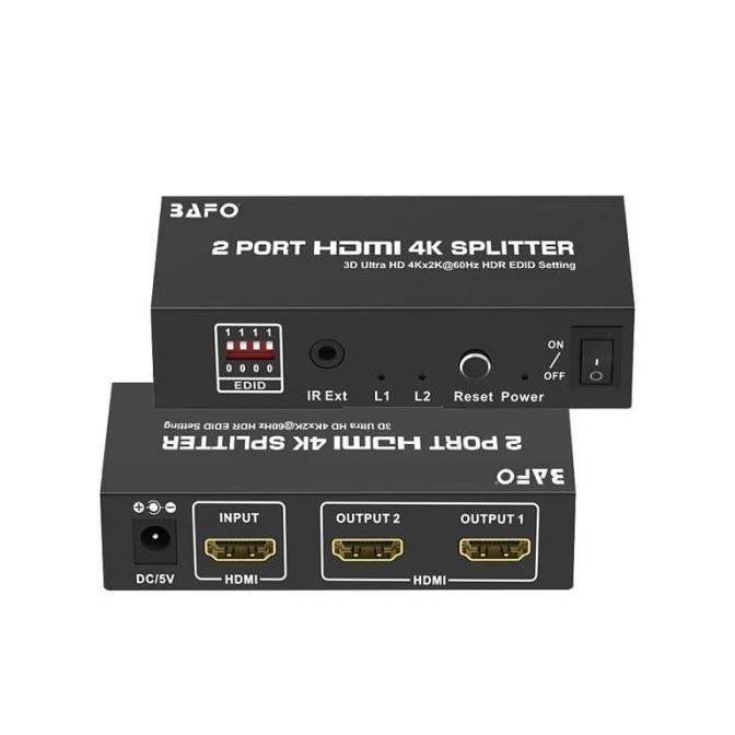 Grosir Bafo Hdmi Splitter 8 Port Resolusi 4K 60Hz 30Hz Bf-132 / Bf-136