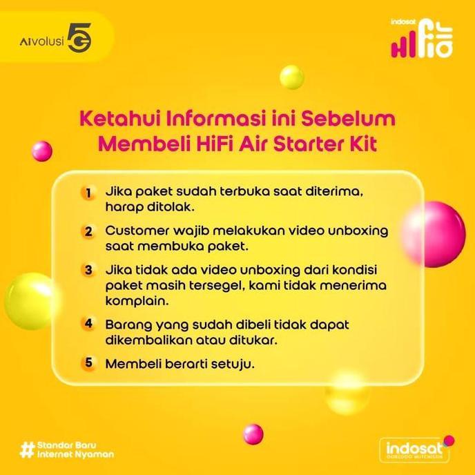 Grosir Indosat Hifi Air 5G H2 H153-381 Modem 5G Hifi Air Free 215Gb 1Th Im3 200Gb 90Hari
