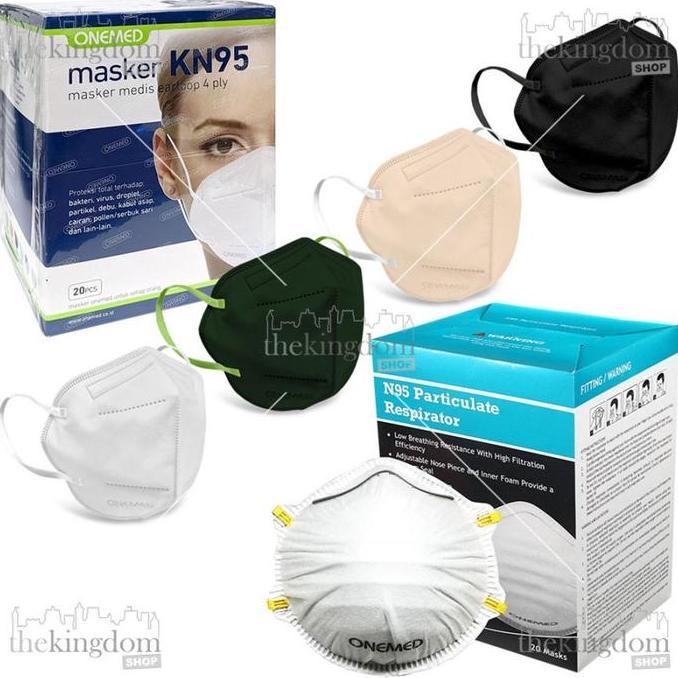 Medizin- Onemed Mask N95 Kn95 4Ply Masker Respirator Earloop Headloop /20 Kn 95